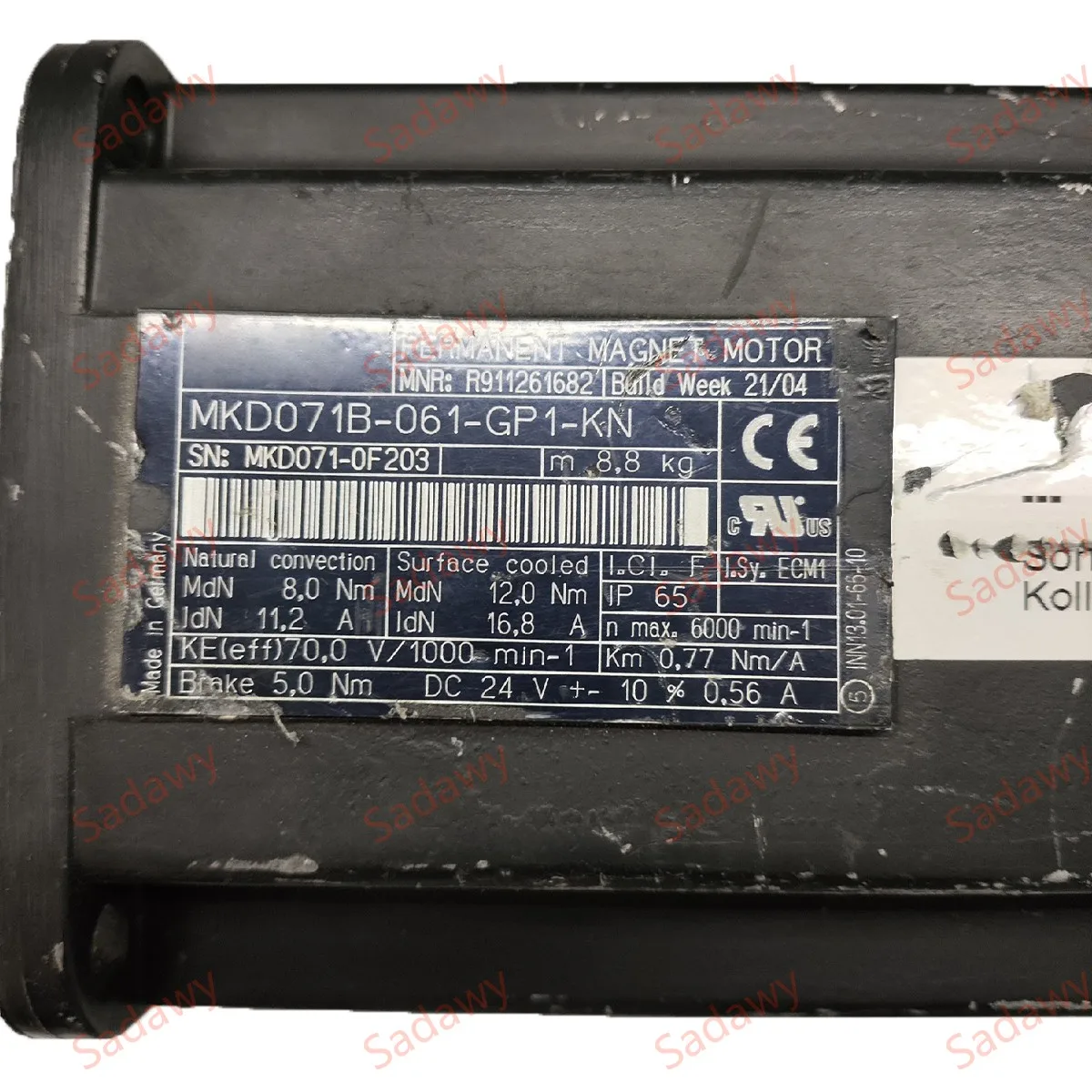 Servomotore Rex-roth MKD071B-061-GP0-KN MKD071B-061-GP1-KN con garanzia