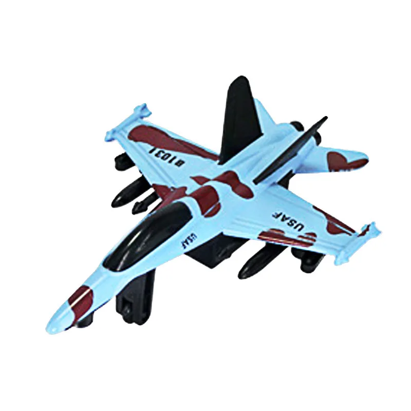 12cm Mini Alloy Metal Airplane Model Plane Diecast Fighter Skipper Aircraft Metal Airplane Model Toy for Boy Christmas Gifts