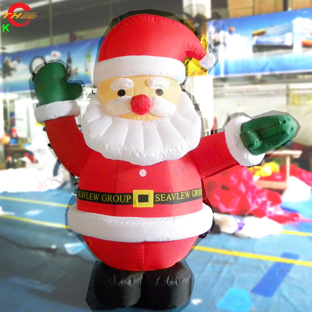 

Free Air Shipping 2.5mH Inflatable Santa Claus Christmas Decoration Santa Old Man Model for Yard Deco