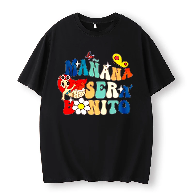 Summer T-Shirt Mananas Crop Top La Bichota T-Shirt Sexy Streetwear Gifts for Fans Music Lovers Y2k T-Shirt Karol Oversized Shirt