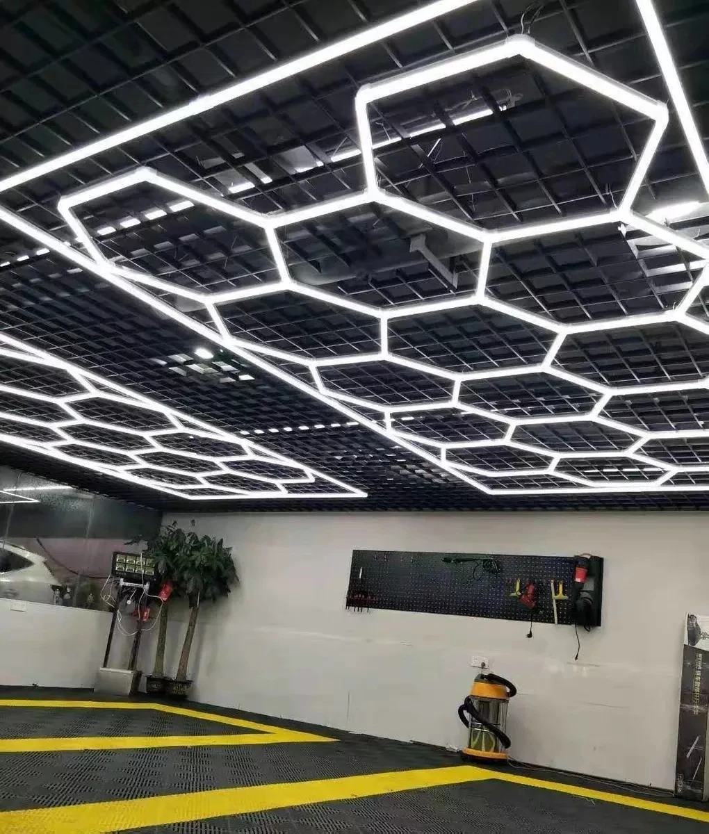 

Linear Lighting Hexagonal Connectors, Led Garage Lighting, Several Style, Chinese Factory Ceiling Light, Modern