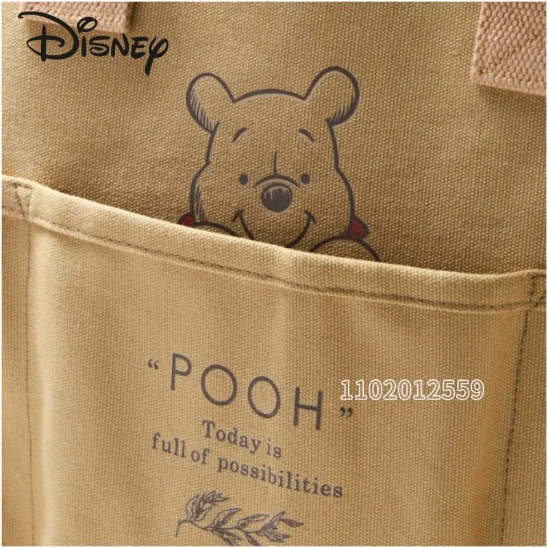 Disney Winnie Bear New Women\'s Handbag Luxury Brand Women\'s Tote Bag Large Capacity Multifunctional Cartoon Fashion Shopping Bag