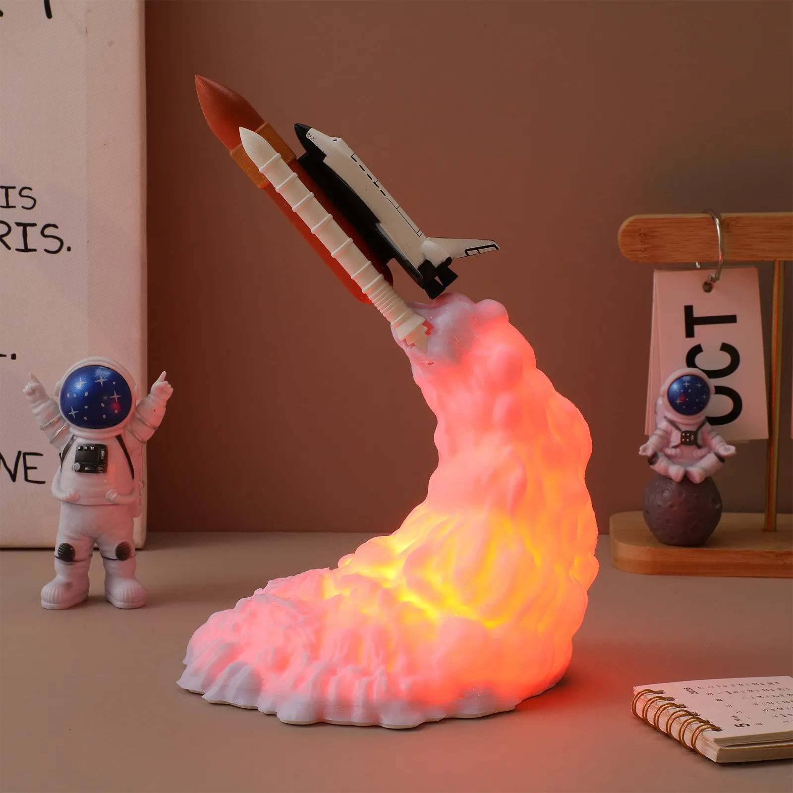 LED Night Bedroom Halloween Christmas New Year Decor Table Lamp Bedroom Night Lamp Battery Operated Night