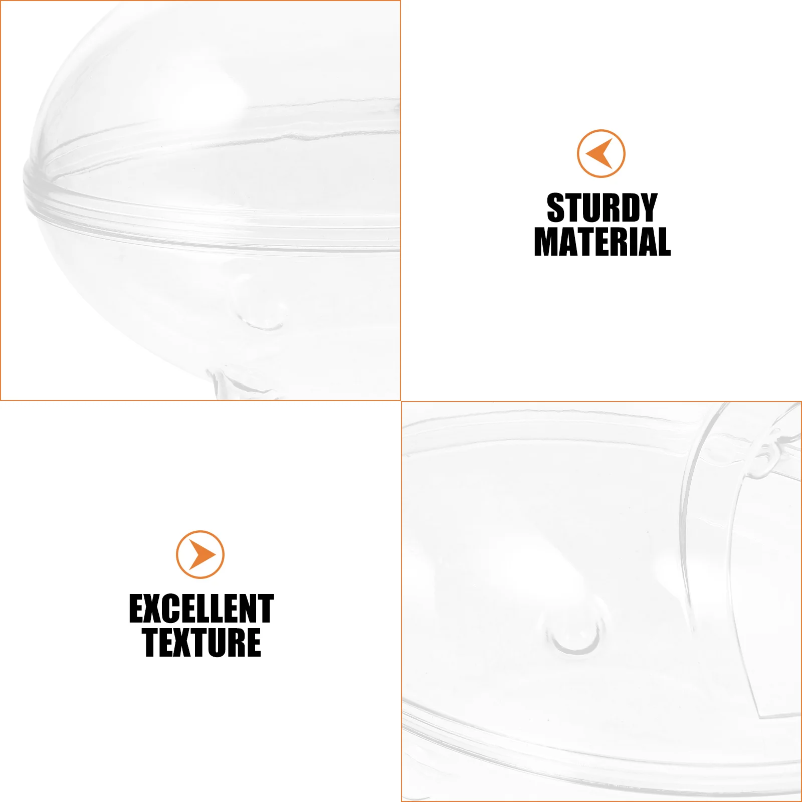 

Hamster Sand Bath Box Clear Chinchilla Toilet Small Pet Sandbox Sturdy Wear Resistant Easy Clean Storage Hamster Sand Bathroom