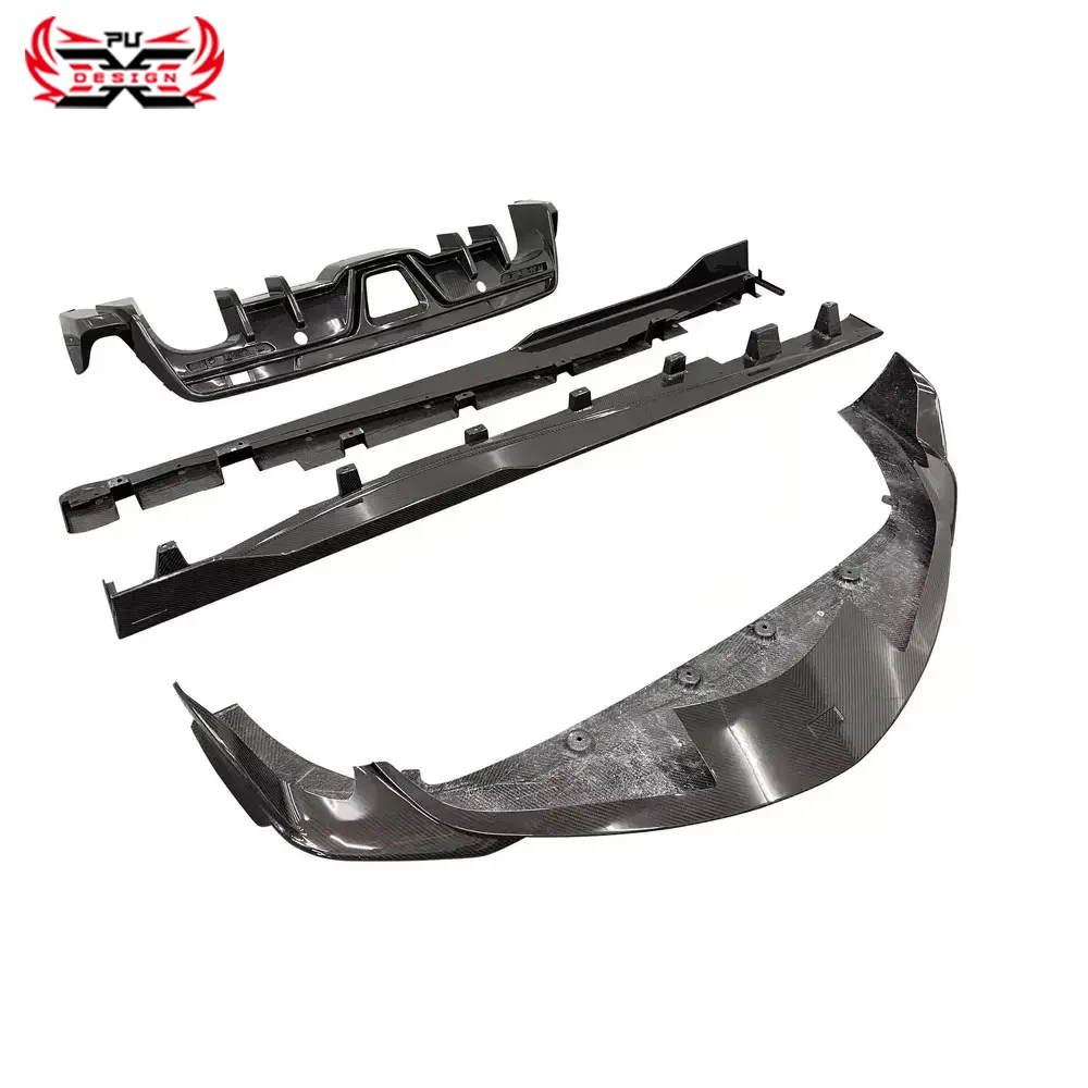 Wholesale For Toyota Gr Supra A90 A91 Mk5 Carbon Fiber Fiber Front Lip Rear Diffuser Spoiler Side Skirts Toms Style Body Kit
