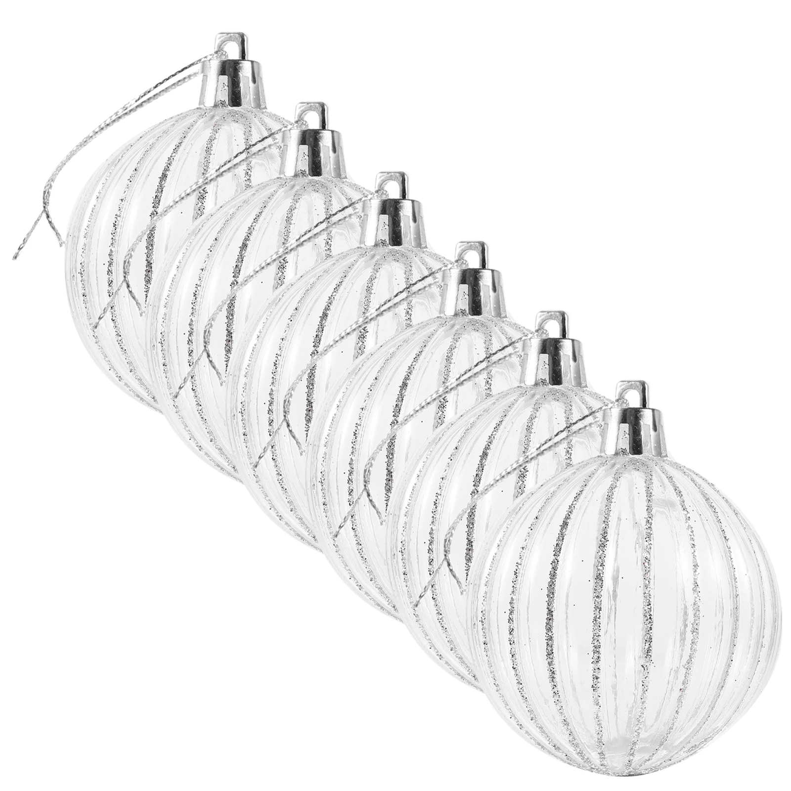 

Christmas Ball Ornaments Hanging Tree Bauble Spheres Decorative Balls Plastic Holiday Pendants Craft