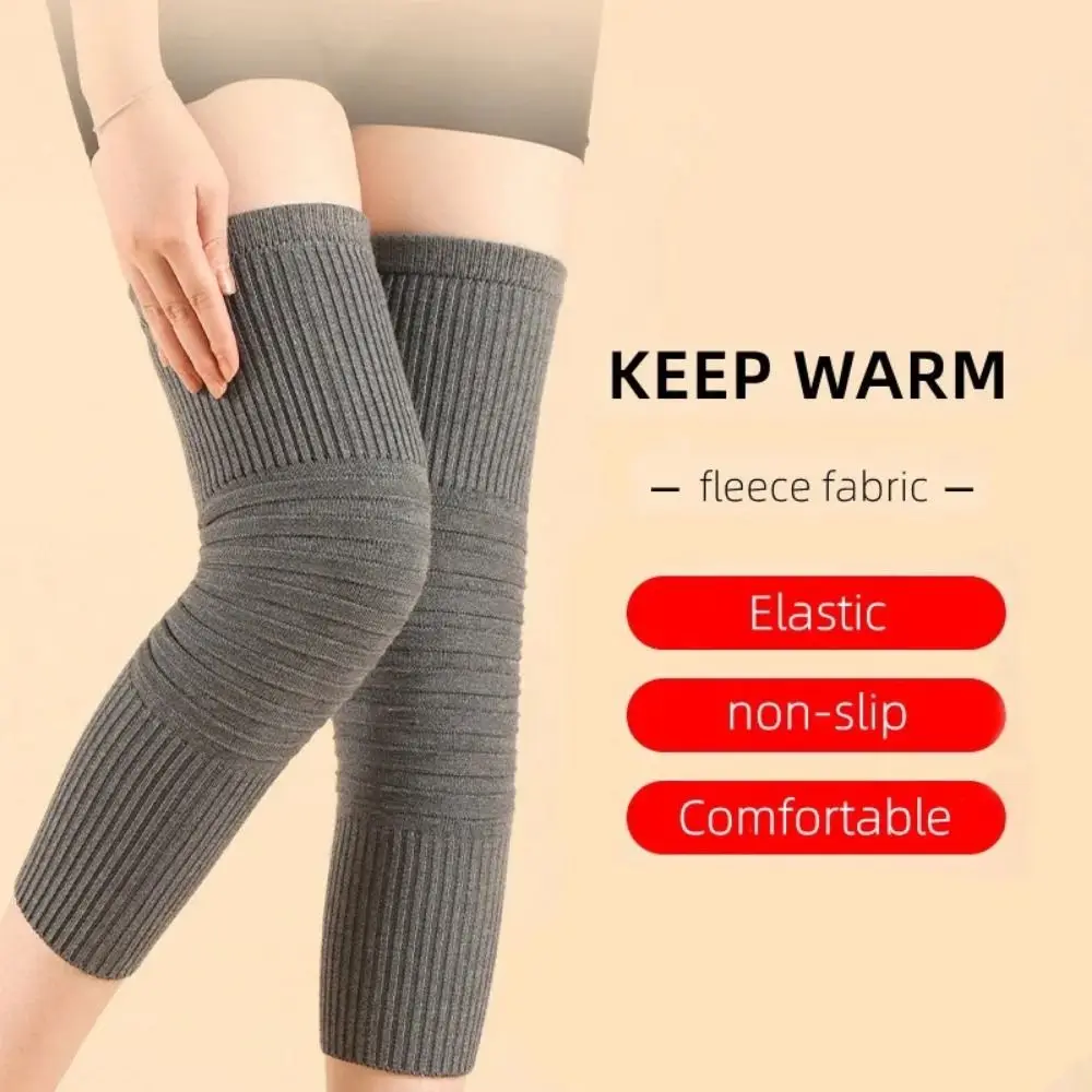 Accessory Wool Wool Knee Pads Camel Thick Keep Warm Knee Protector Protective Gear M-XL Thick Cashmere Kneepad Winter