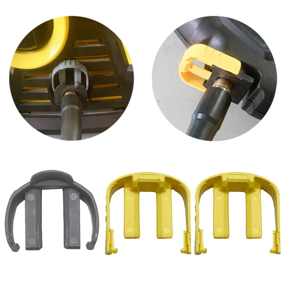 3 PCS C Clips Connector With Hose Clamp Replacement For Karcher K2 K3 K7 Series Car Pressure Power Washer Trigger Home Cleaner