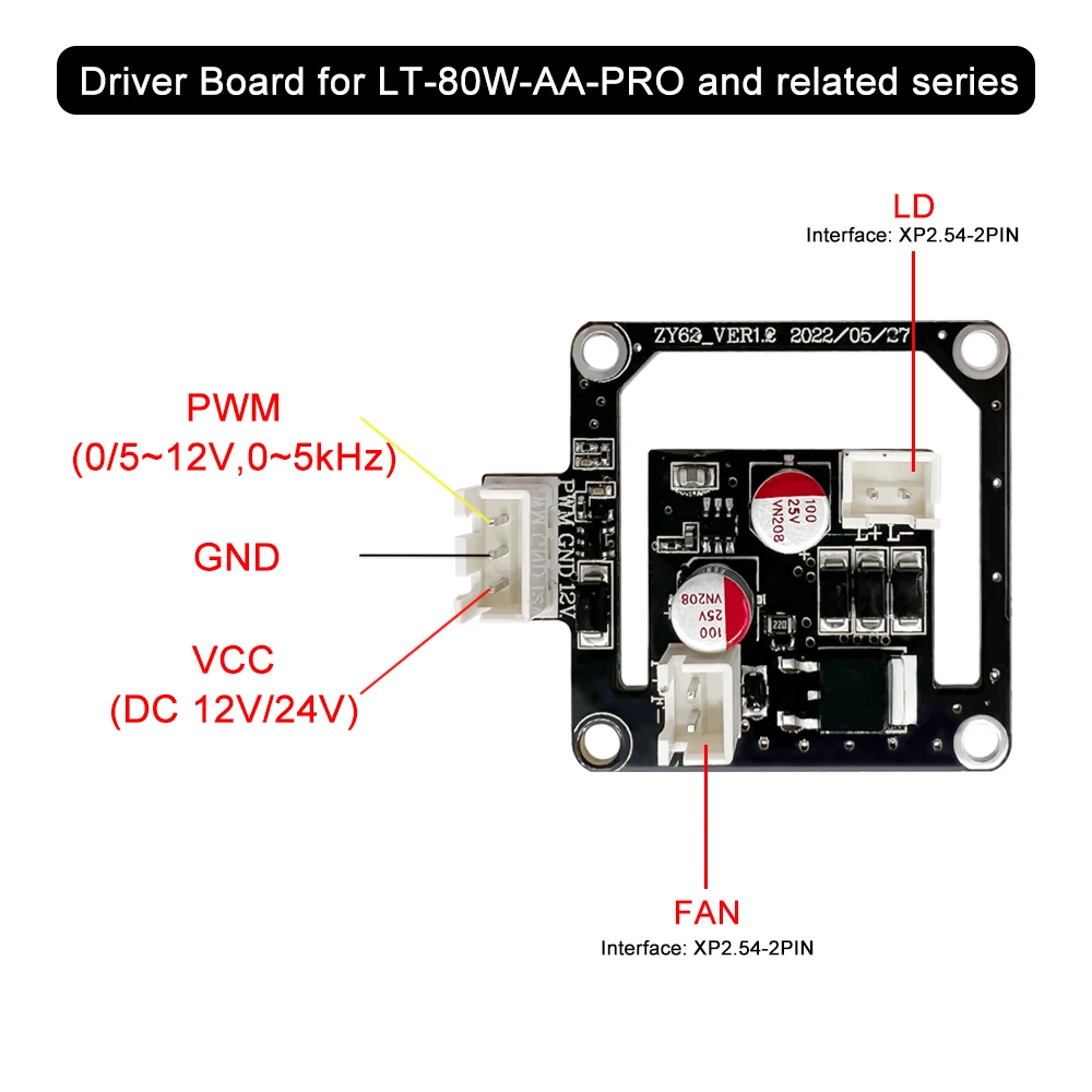 Laser Module Driver Board for Module Head Laser Engraving and Cutting Machine Driver