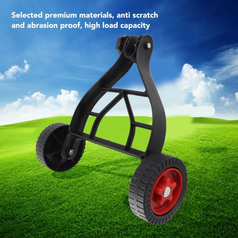 String Trimmer Wheel High Efficiency Labor Saving Lawn Trimmer Support Wheels For Auxiliary Attachment
