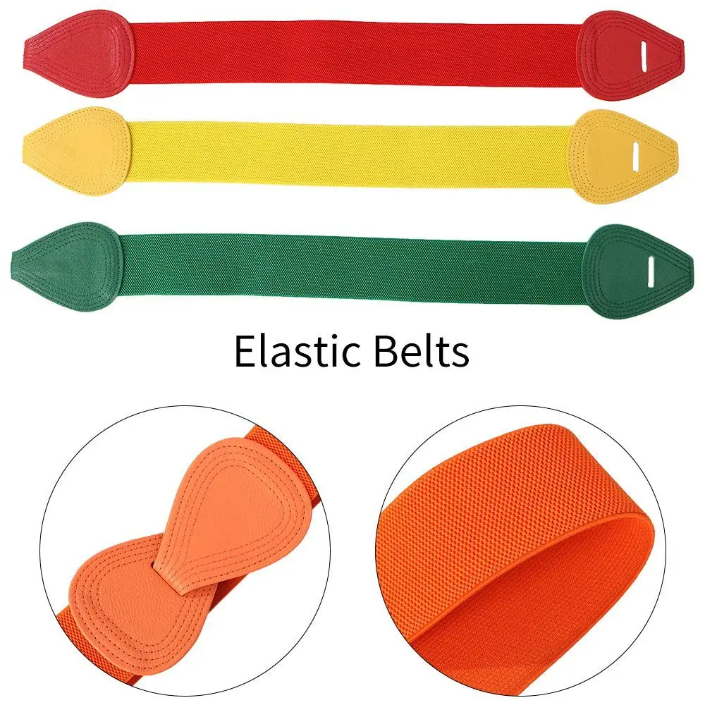 Fashion Women Stretch Waistband Bow Waistband Elastic Wide Hook Belt Dress Coat Clothing Decoration Belt