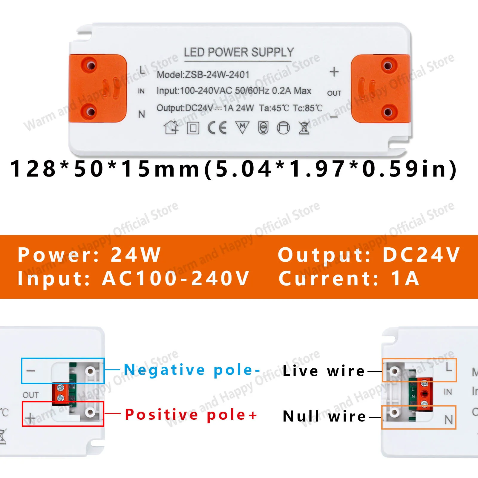 رقيقة جدا LED امدادات الطاقة DC24V محول الإضاءة 18 واط 24 واط 36 واط 60 واط 120 واط سائق لأضواء قطاع LED 0.75A 1A 1.5A 2.5A 5A