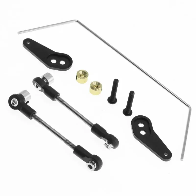 Jeu de tiges de stabilisateur arrière en aluminium pour Tamiya BB01 BBX 1/10 RC Buggy, pièces de mise à niveau de voiture