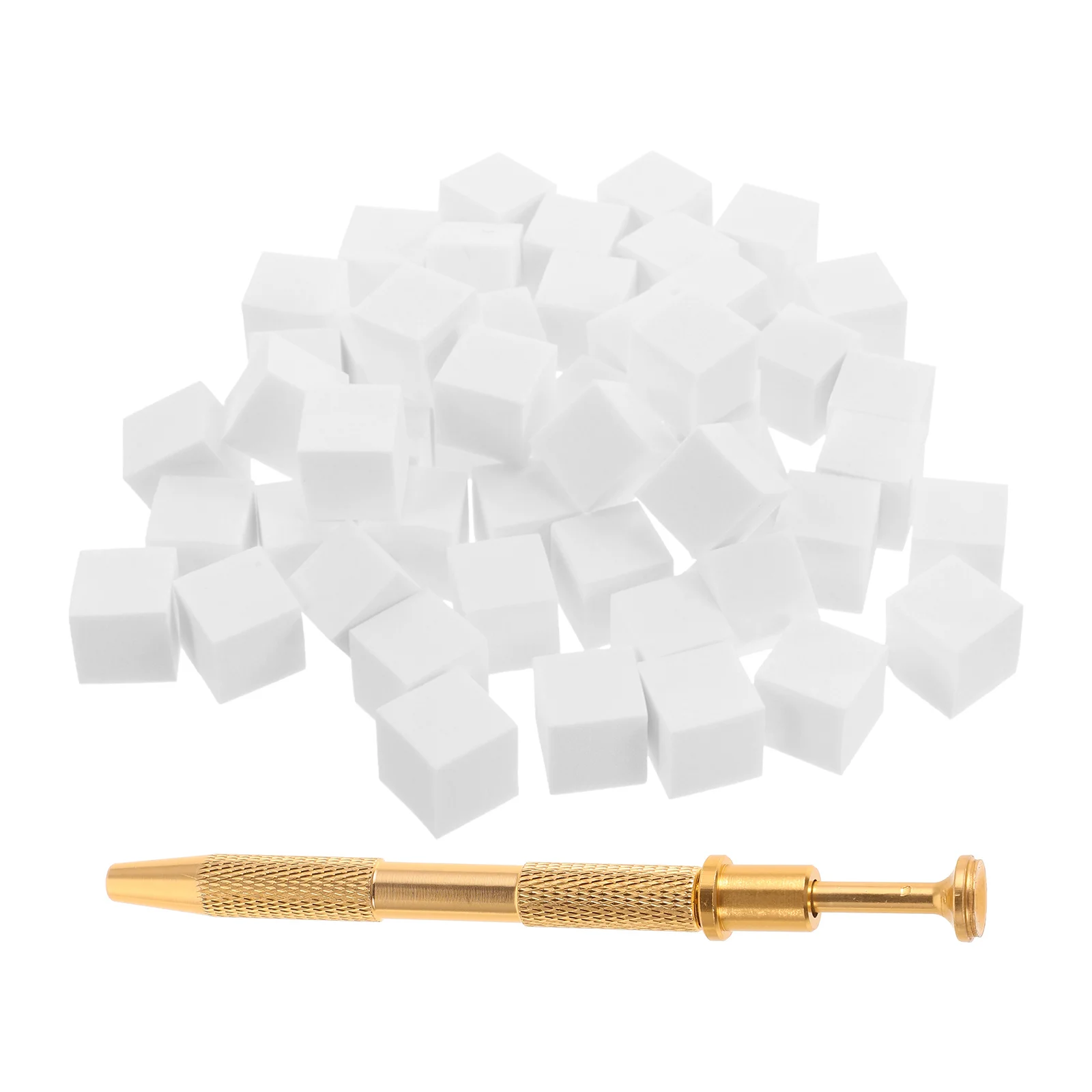 

50pcs Sponge Tool Set Manicure Kit For Gradient Nails Blush Eyeshadow Diy Reusable Nail Art Supplies Sponges For Ombres Nail