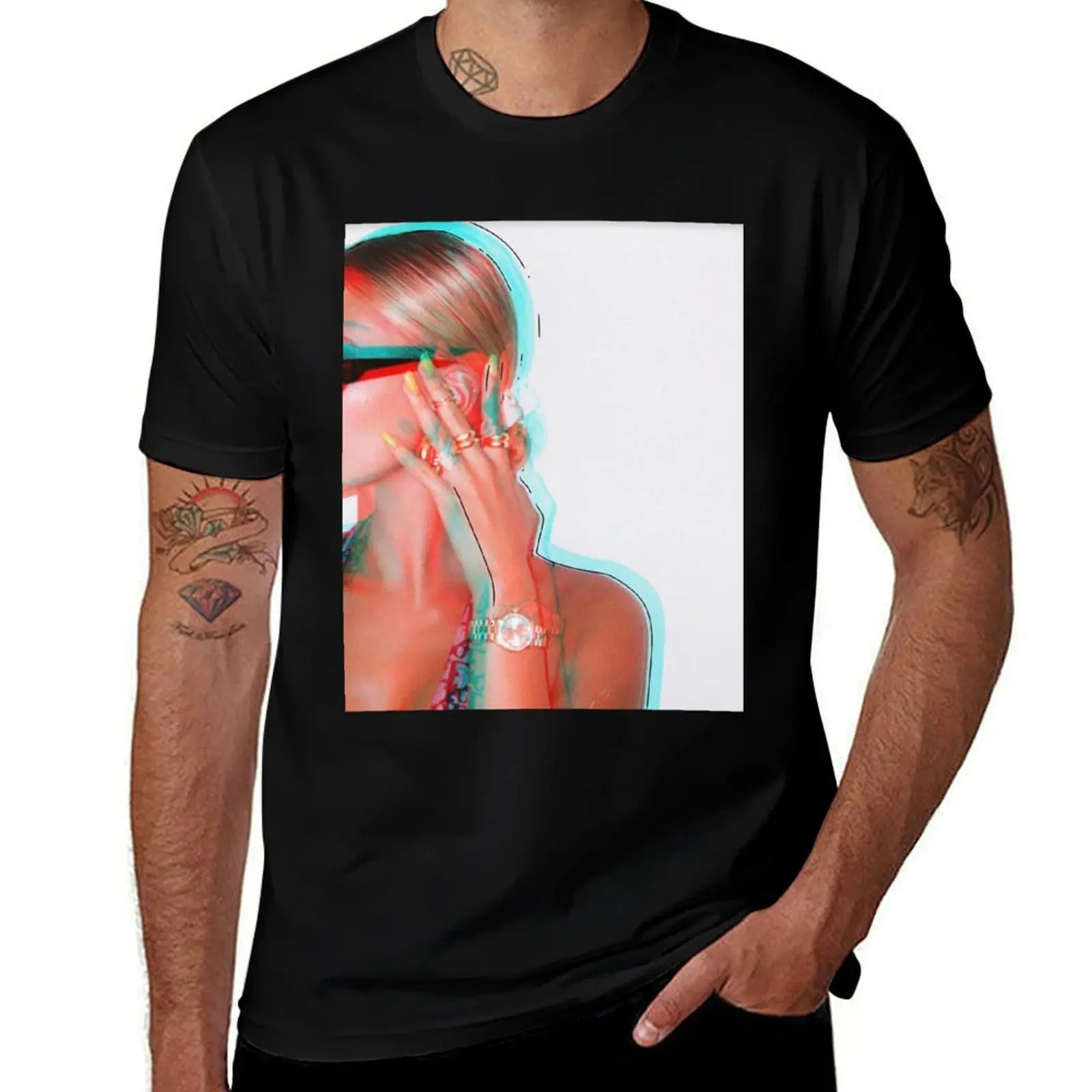 HAILEY BIEBER T-Shirt Large Size Soft Cotton T-Shirt