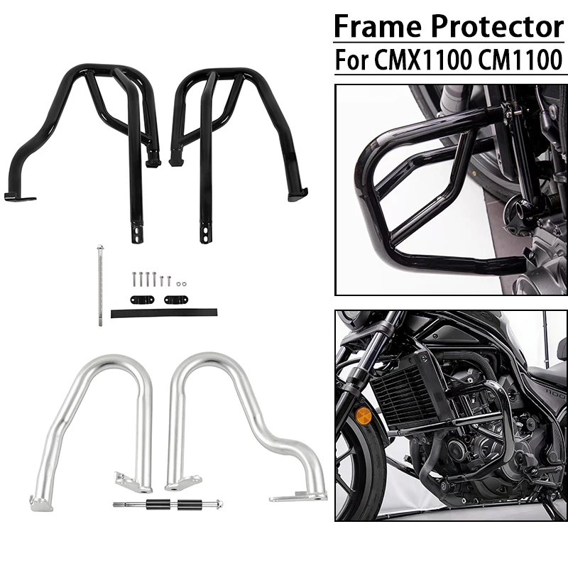 

Motorcycle Crash Bar Engine Guard Bumper Frame Protector For HONDA Rebel CM1100 CMX1100 DCT SE 2021-2025 Motorcycles Accessories