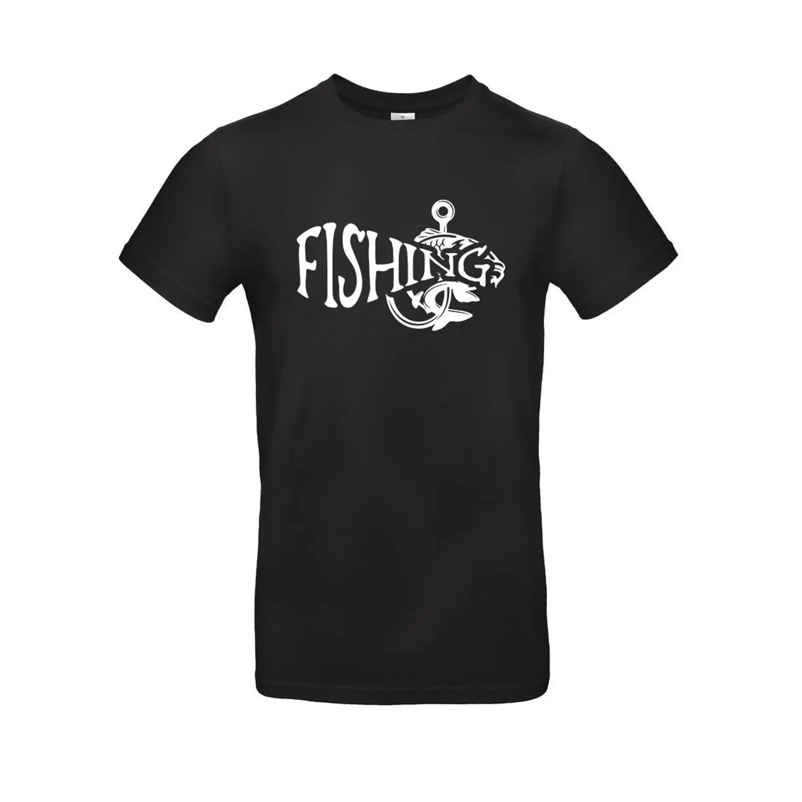Cool motif T Shirt Angler Fun Hobby for Men Various Colors vintage Washed graphic Stretched Versatile Comfortable fashion
