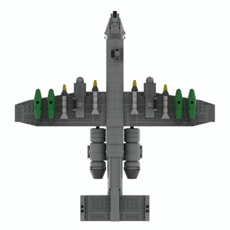طائرة Moc اللبنات A-10 الصاعقة II 1:48 مقياس التكنولوجيا وحدات الطوب نموذج هدايا عيد الميلاد اللعب لتقوم بها بنفسك مجموعات الجمعية #5
