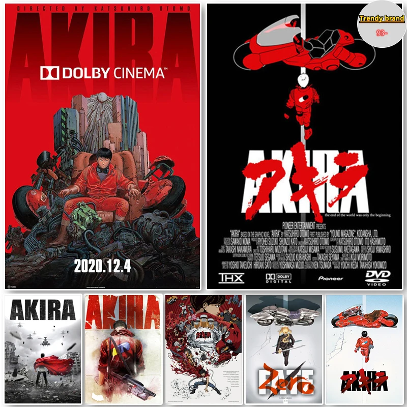 

Набор для алмазной вышивки Akira, Набор для вышивки крестиком из японского аниме в стиле ретро, 5D, мозаика, картина Стразы в подарок