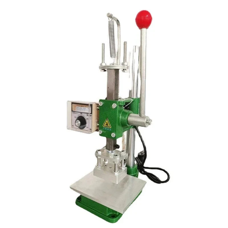 

Small manual branding machine trademark logo paper business card leather wallet hot indentation hot stamping