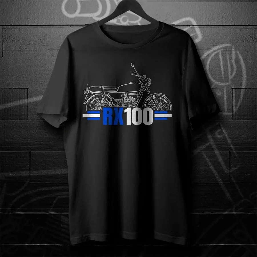 858 اليابان Y دراجة نارية RX80 RX100 RX125 RX135 تي شيرت الرجال متسابق الأعلى لمحبي سباق هدية #1