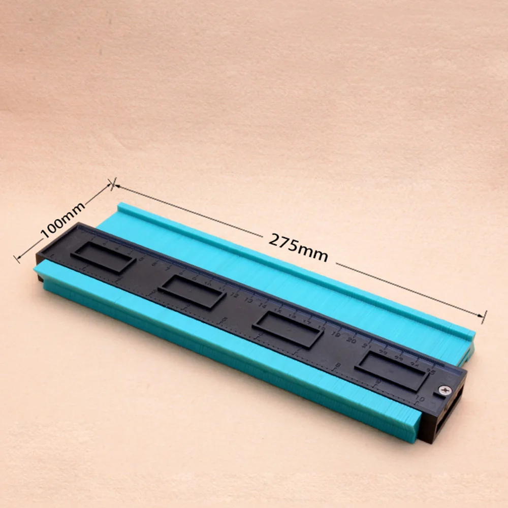 10inch Shape Contour Gauge Duplicator Profile Measuring Tool Contour Duplication Gauge Contour Template Plastic Contour Copy Dup