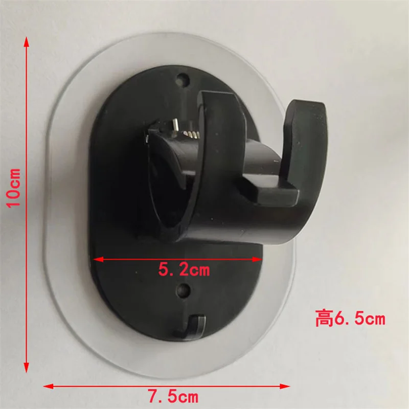 2pcs Curtain Rod Bracket Holder Self Adhesive Wall Mount Fits Curtain Rod Clamp Fixing Device Without Punching Adhesive Bracket