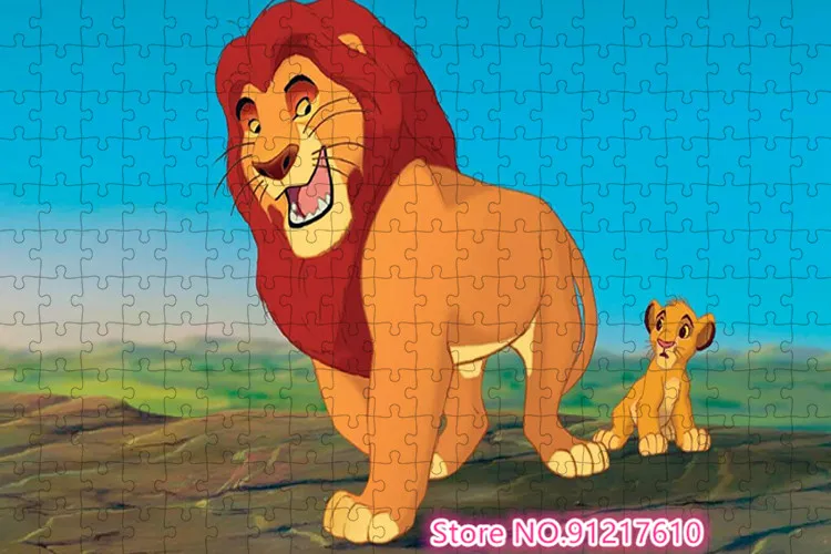 Disney's Lion King 1000 Puzzle Adventure Children's Brain Burning Game Puzzle Gift Preferred