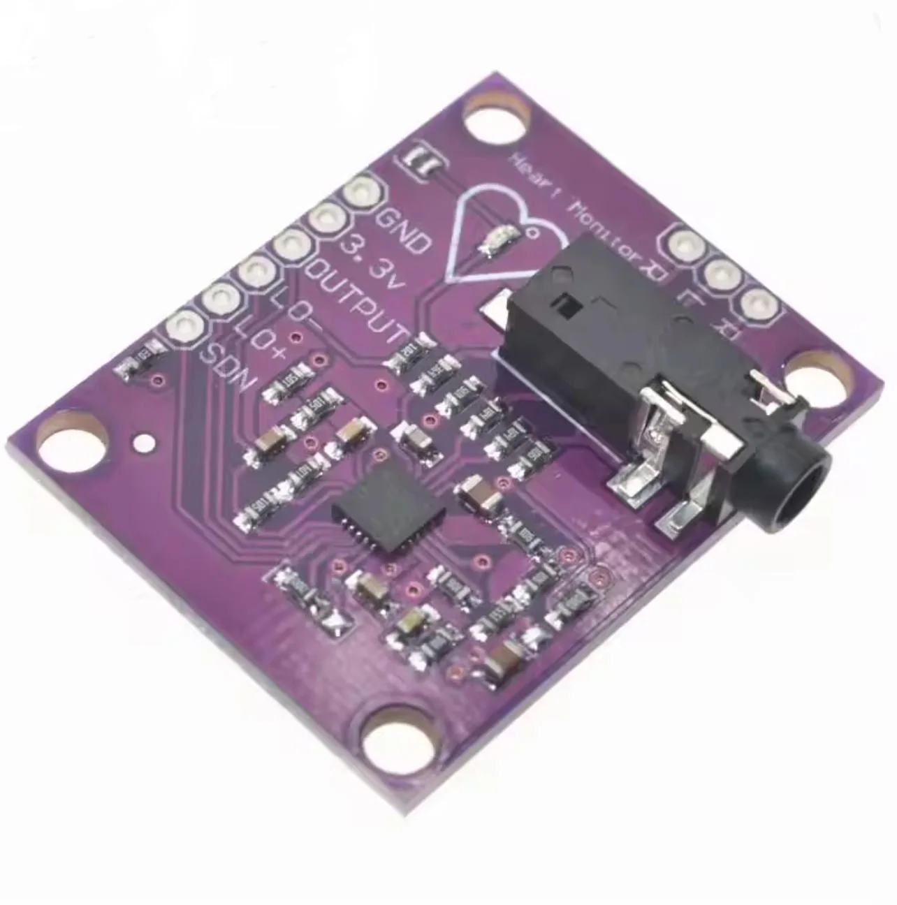 AD8232 Physiological Measurement Heart Pulse ECG Bio Monitor Sensor Module Board Hot Sale