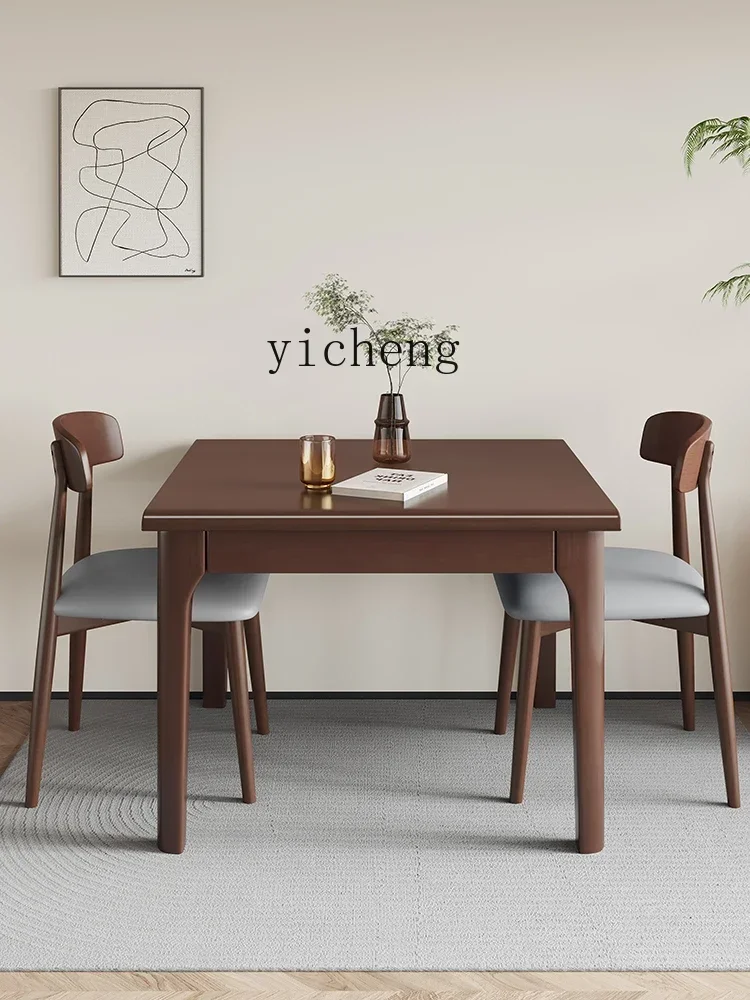 Simple Solid Wood Eight-Immortal Table Small Apartment Leisure Card Table Square For Home Use And Restaurants DiningD4