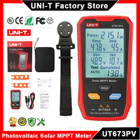 UNI-T UT673PV Photovoltaic Solar Tracker Maximum Power Tester Photovoltaic Panels Tracker Pmax Vmp Lmp Voc Lsc Multi Tester