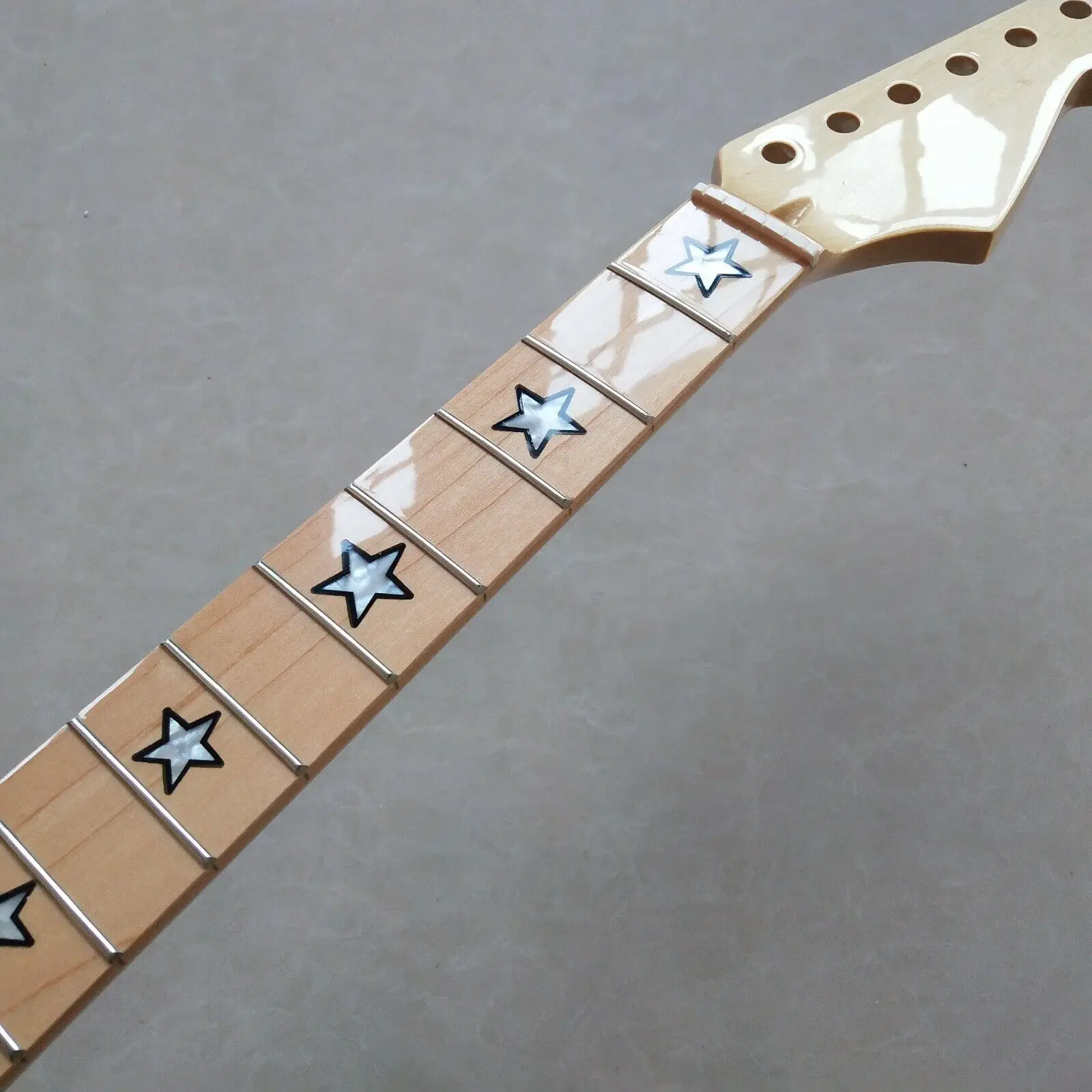 High quality Electric Guitar Neck 22 Fret 25.5inch Maple Fingerboard Star inlay