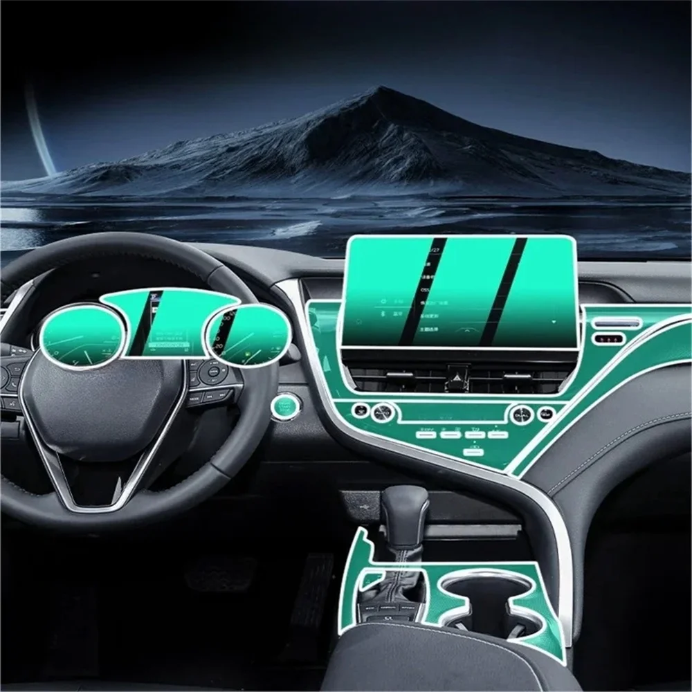 

Car Door Center Console Media Dashboard Navigation TPU Anti-scratch Protector Film For Toyota Camry 2023 Car Accessories