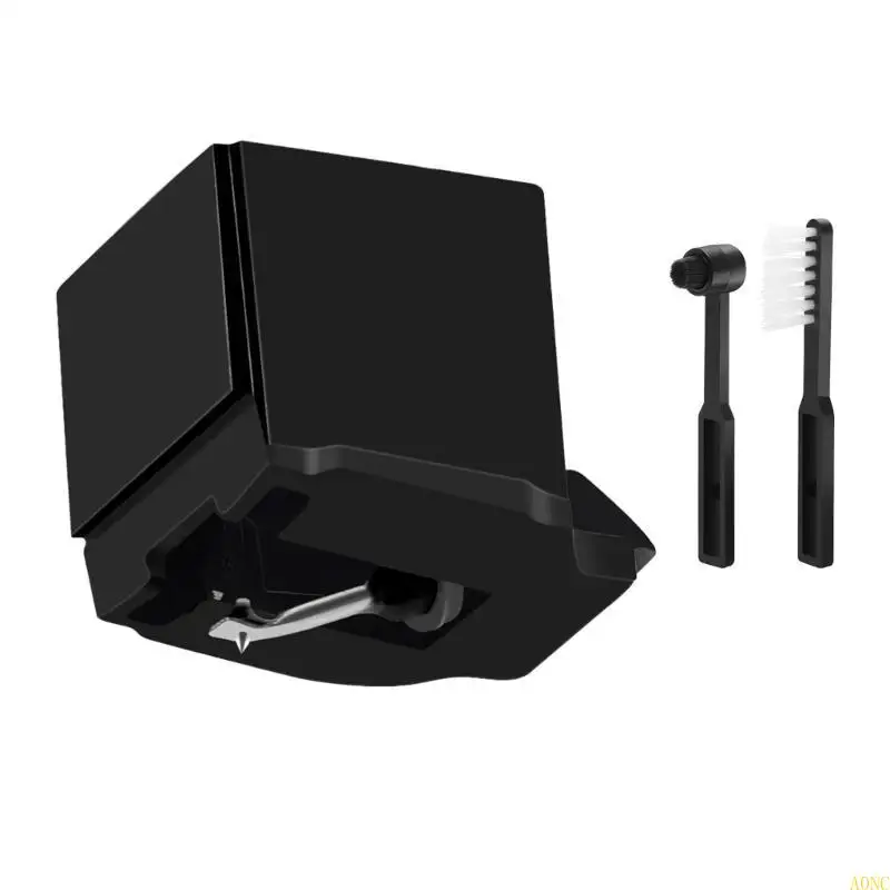 Agulha player plástico A0NC com agulha reposição peças fonógrafo escova