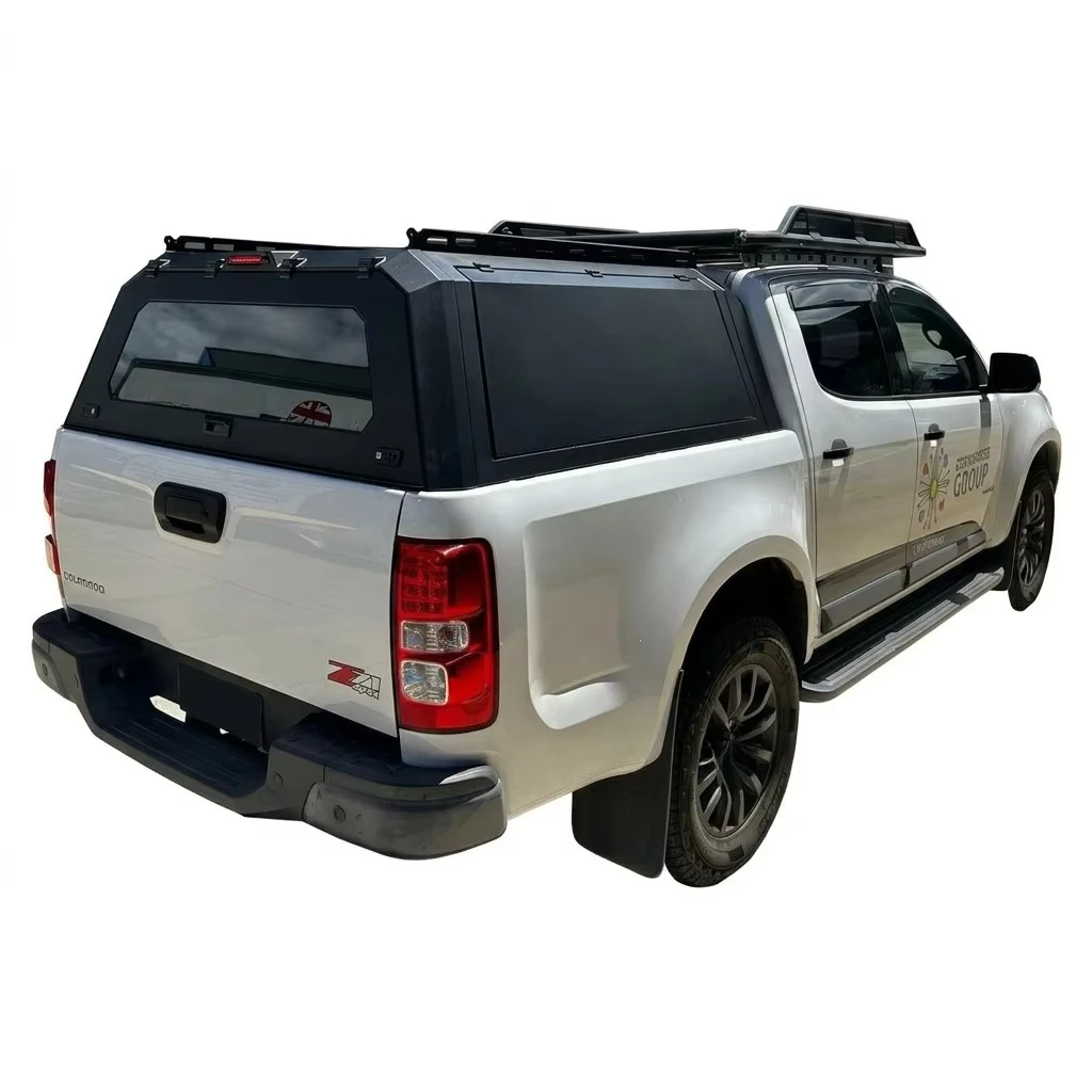 Aluminum Truck Bed Topper Truck Canopy Camper Shell Pickup for Holden Colorado RG 2012 to 2020 Heavy Duty Black Canopy