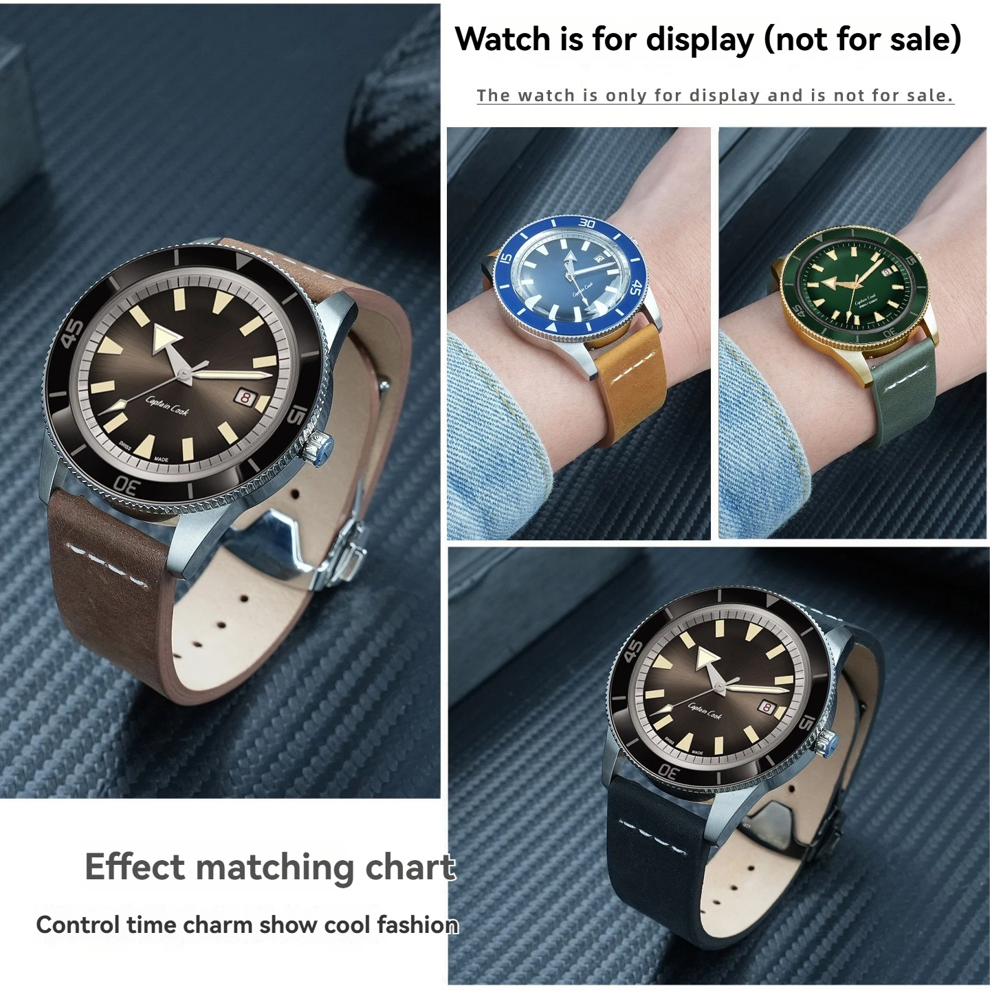 19*18mm 21*18mm Universal Genuine leather Watch strap For Rado CAPTAIN COOK R32505315 R32505205 R32505313 Cowhide Watch band