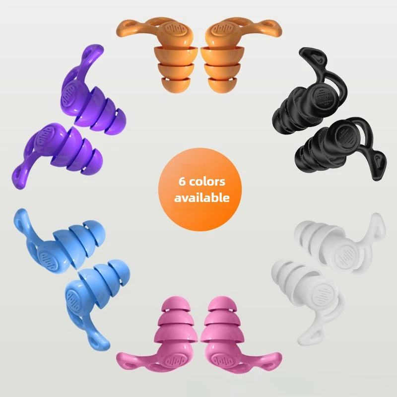 Earplugs for Noise Reduction, Sleep, Sound Insulation, Ultra-strong Anti-noise, Quiet for Snoring, and Swimming.