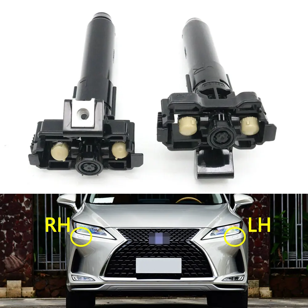 

Car Front Bumper Headlight Washer Spray Headlamp Clean Nozzle Jet For Lexus RX350 RX350L RX450h RX450hL 2019-2021