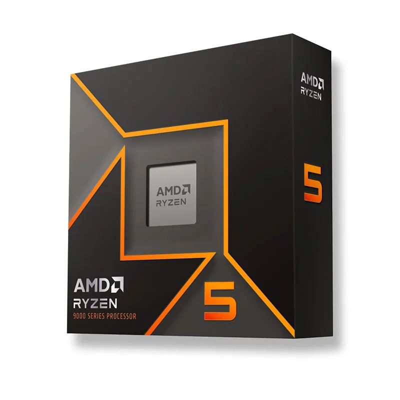 AMD Ryzen 5 9600X ใหม่ R5 9600X 6 คอร์ 12 เธรด Zen 5 GAMING AM5 กล่องไม่มีพัดลม