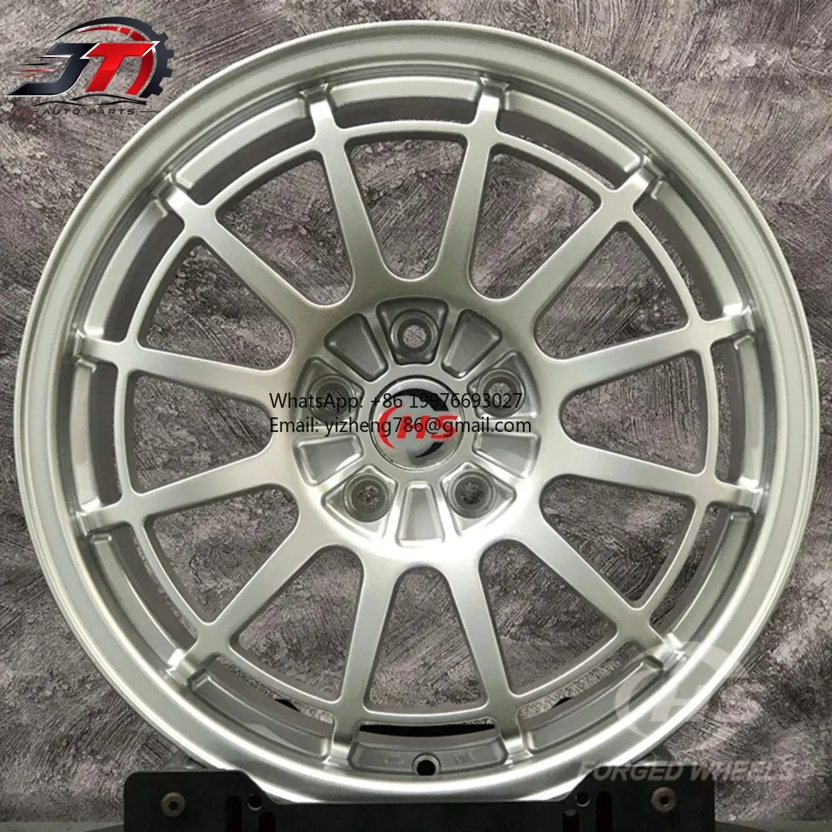 JT 5x112 5x120 Multi Spoke Monoblock Custom Polished Forged Car Wheels Rims 18