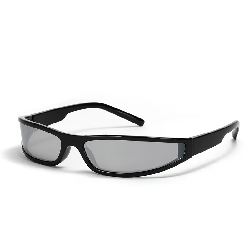 Small Rectangular Narrow Frame Sunglasses Women Streetwear Y2k Sun Glasses Female Fashion Brand Vintage Sports Sunglass