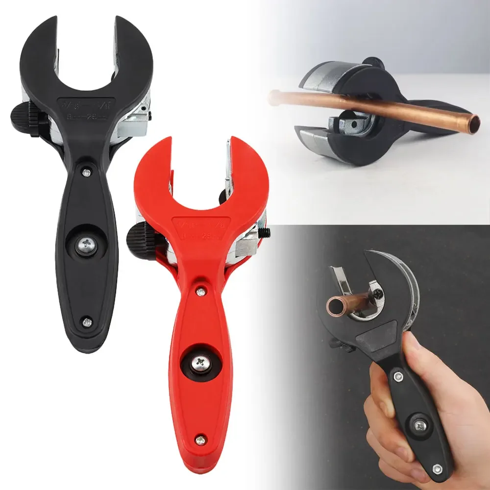 Tube Pipe Cutter 8-29Mm Stainless Steel Copper Aluminium Ratchet Scissors Tube Cutter Pvc/pu/pp/pe Hose Cutting Hand Tools