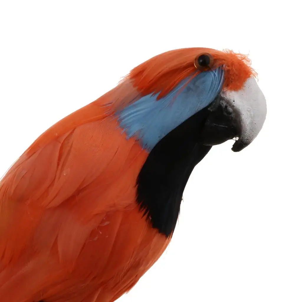 Macaw Bird Model Simulation Parrot Toy Creative Figurine for Fancy Dress Costumes and Photo Prop Use