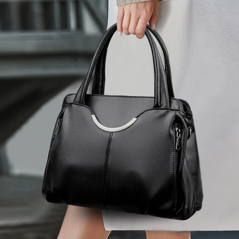 

Women's Fashion Shoulder Bags Class Large Capacity Student Tote Bag New high-quality High quality PU Commuter Handbag Women Bag