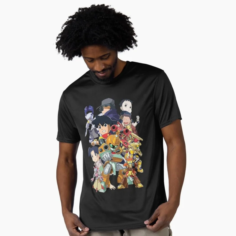 

80s Classic Cyber Mecha Manga Graphic clothes 0422 Anime Medabots Metabee Robot t shirt Short sleeve All size tops S-6XL