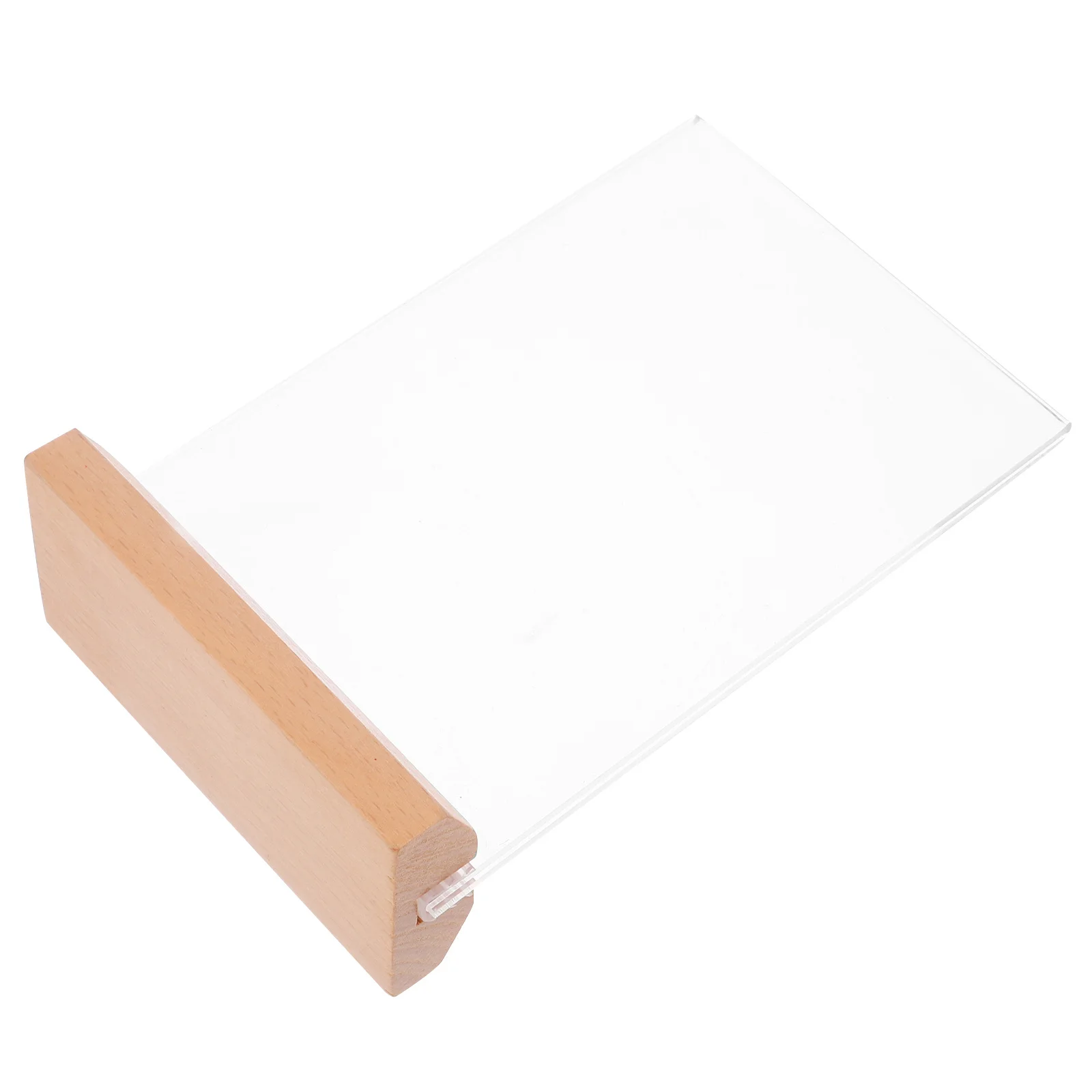 حامل علامة أكريليك شفاف، حامل سعر احترافي، خفيف الوزن لمتجر الفاكهة، علامات ترويجية مقاومة للاهتراء #3