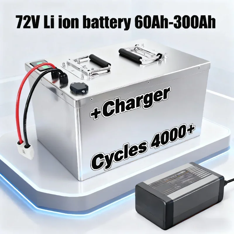 

72V Li-ion Battery 60Ah-300Ah (150Ah/100Ah/120Ah/180Ah/200Ah/280Ah Options) | For 7KW 14KW Electric Scooter/Motorcycle/Tricycle/