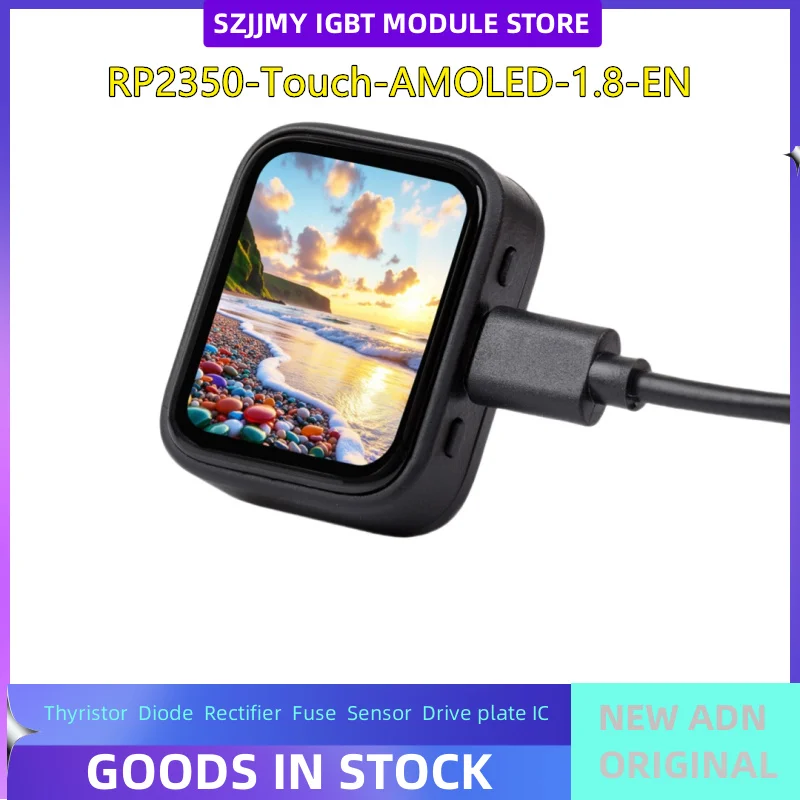 RP2350 Pico 2 development board 1.8-inch AMOLED touch color display screen   NEW ORIGINAL IN STOCK