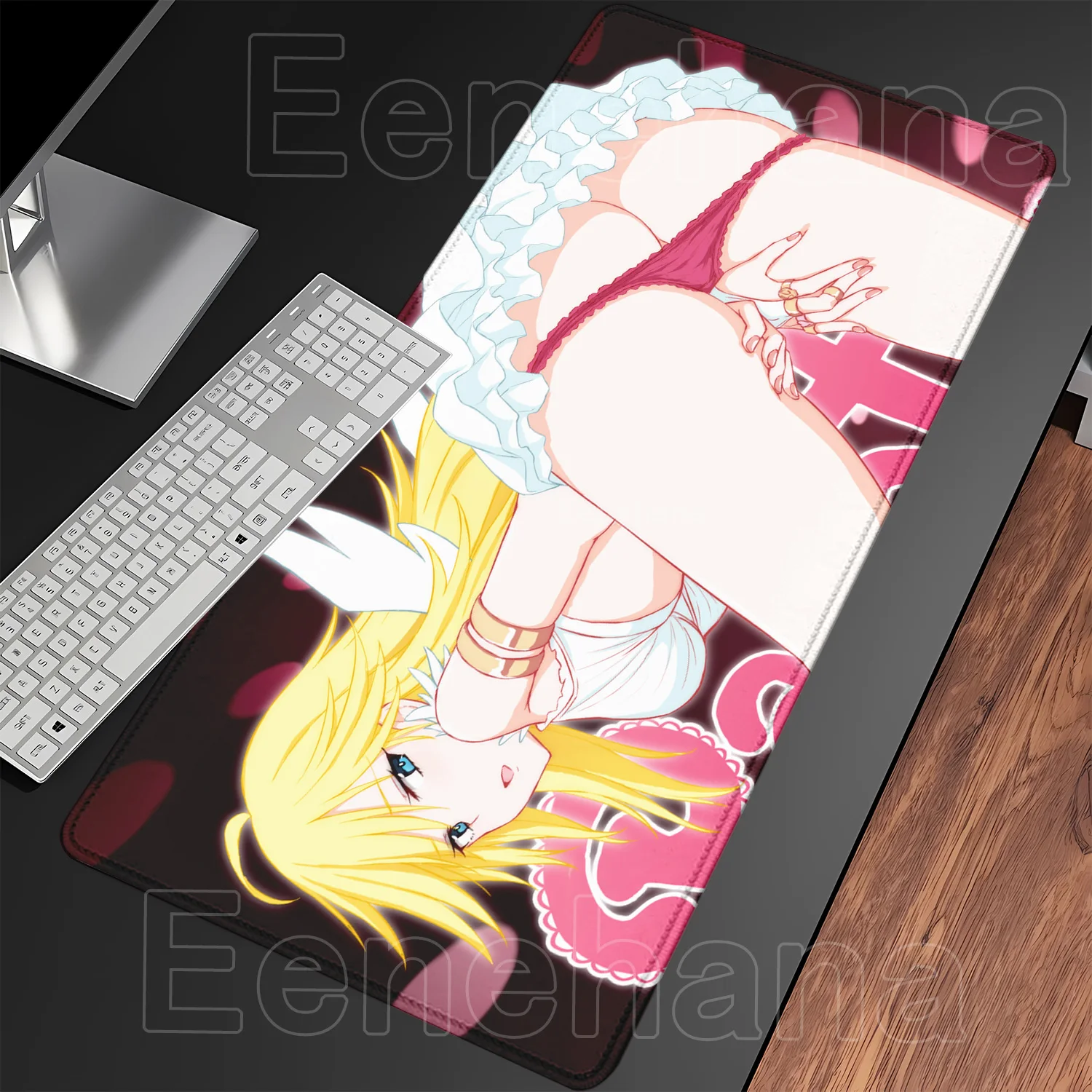 

Коврик для мыши для геймеров, компьютерный расширенный коврик для мыши, трусики в стиле аниме, чулки с подвязками, клавиатура, резиновый прочный подарочный настольный коврик