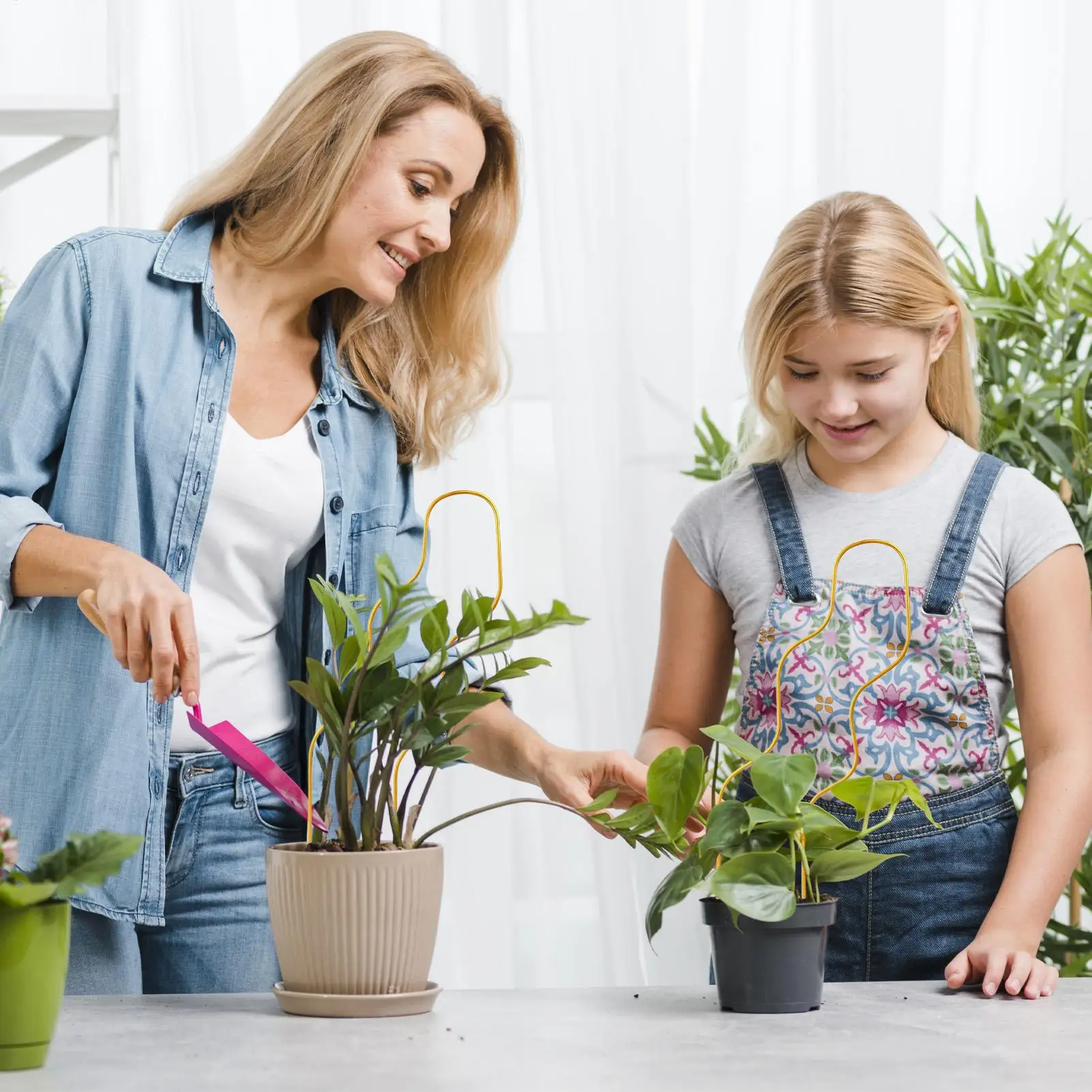 

Small Trellis For Potted Plants Veggies Support Mount Reusable 18 Inch Plant Trellis For Vineyard Hydroponics Raised Bed